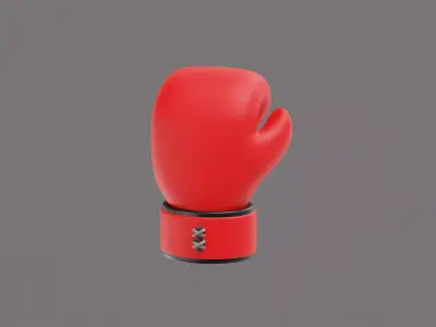 Boxing gloves Low-poly 3D model get