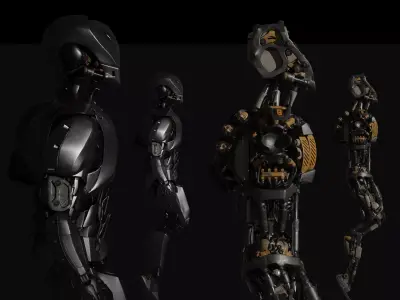 Robot Sci-Fi 3D model