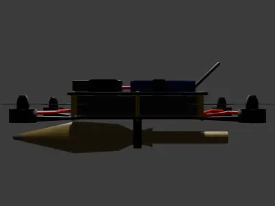 FPV Drone 3D model