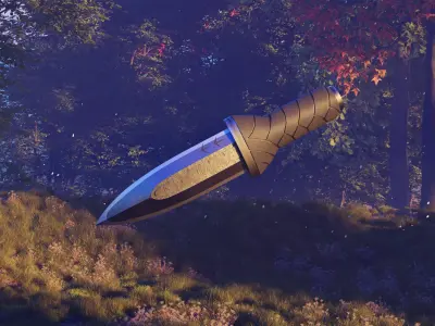 Thorfinn Dagger Low-poly 3D model