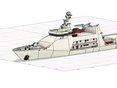 Indonesian Coast Guard Nipah class 3D print model