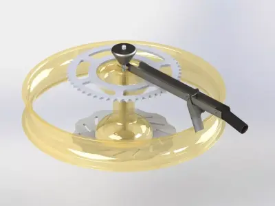 WeeTool metal rod with handle Free 3D model