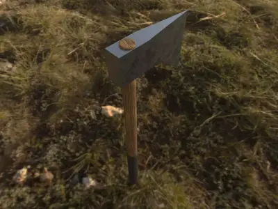 Low Poly Axe Low-poly 3D model order