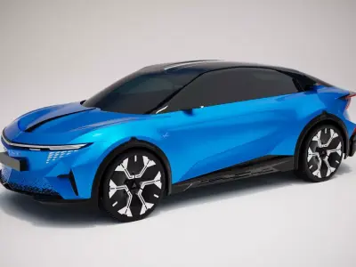 Alpine A390 Beta 2024 3D model