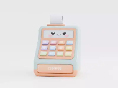 Low Poly Cute Toy Props Bundle Low-poly 3D model
