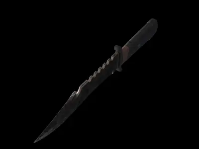 Low-poly Knife Low-poly 3D model purchase