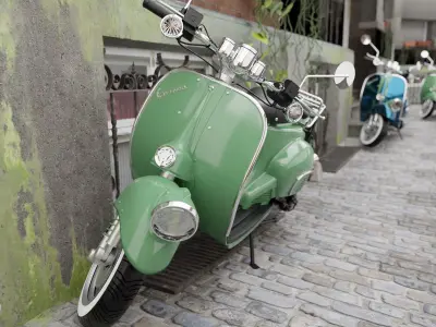 Vespa Model 3D model by sufticate