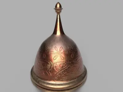 Oriental decorative food dish Pack 3D model