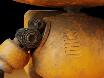 Yellov duty Robot  3D model