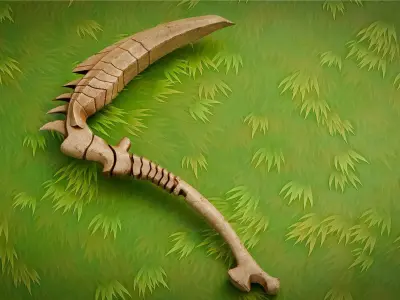 Mellee Weapons and Guns Pack of 12 Low-poly 3D model