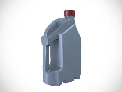 Oil can Low-poly 3D model get