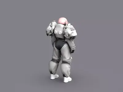 Night City Character Resident 3D model purchase