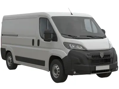 2024 Peugeot BOXER  L2H1 Detailed interior 3D model