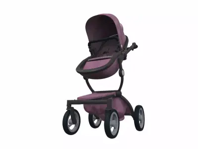 Baby stroller 12 3D model