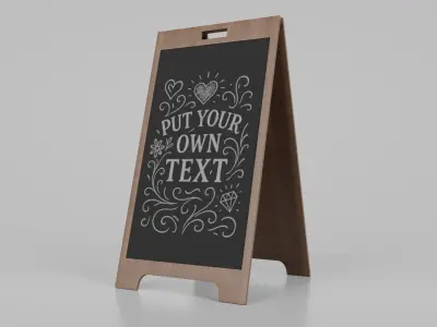  Premium Hospitality Signage - Customizable Chalkboards 