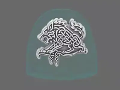 Arctic Prowler V10R Shoulder Symbols LEFT 3D print model