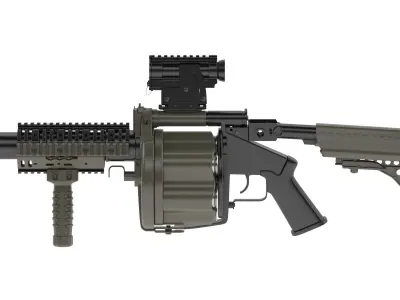 Milkor MGL 3D model