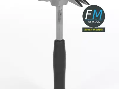 Claw hammer 3D model get