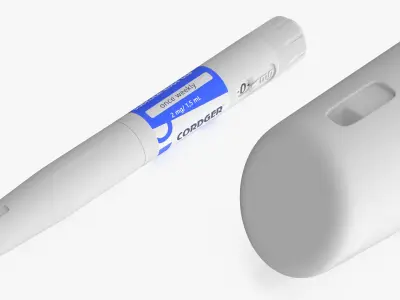 MedicalDevice Prefilled Injection Pen 3D model