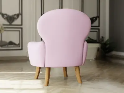 Furniture Accent Chairs Bohemian 005 Low-poly 3D model