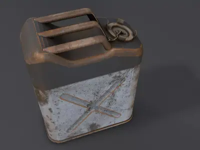 Jerrycan  Low-poly 3D model