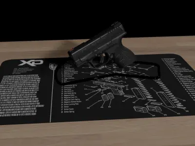 XD Bench Mat Free 3D model