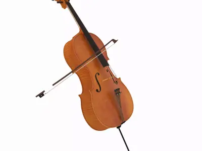 Cello stand 3D model