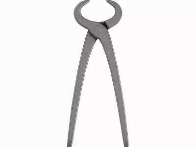 Tongs Pliers 03 Low-poly 3D model