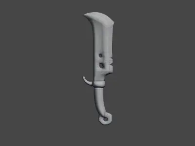 Sharp Knife 3D model
