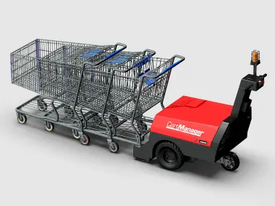 Cart Carrier Manager Collection 2022 3D 3D model