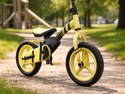 Kids Balance Training Bicycle Model 3D model