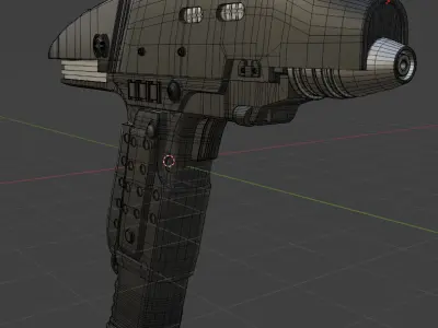 Star Trek Assualt Phaser Low-poly 3D model