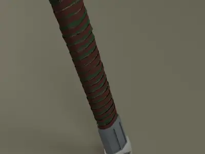 Post-Apocaliptic Axe Low-poly 3D model
