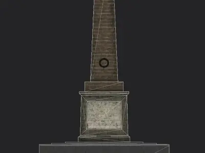 Knockagh Monument Free low-poly 3D model