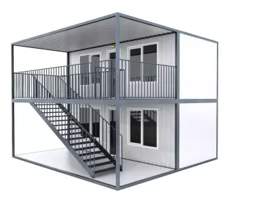 CONTAINER 01 Low-poly 3D model purchase