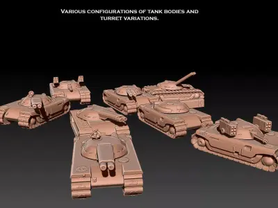 Dune 2 Siege Tank 3D print model