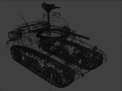 m3 honey tank 3D model