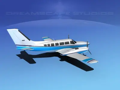 Cessna 404 Titan Corporate 3 3D model
