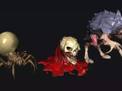 Creature 3D model 55