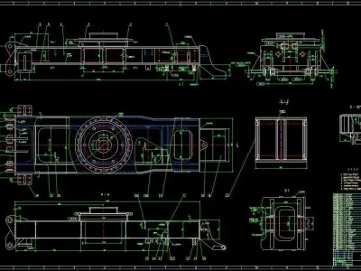 WY10 tire hydraulic excavator 3D model