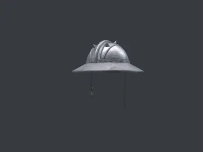 Medieval Helmet Low-poly 3D model