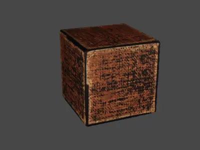 Old Box Prop - High-poly Free 3D model