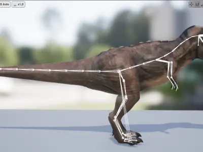 Tyrannosaurus Rex Low-poly 3D model buy