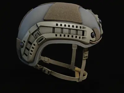 Soldier Helmet Ballistic Low-poly 3D model