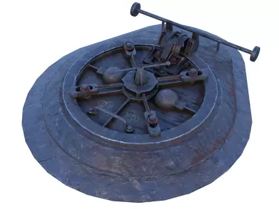 Abandoned Bunker Hatch - Cinematic Environment Asset Free 3D model