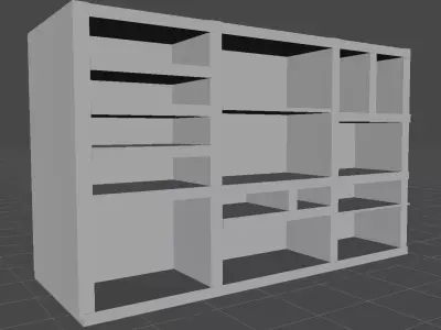 bookshelf Free 3D model