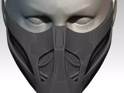 Dune 3 Mask - Paul Atreides Emperor Stillsuit mask 3D print model