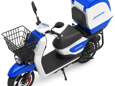 electric scooter AIMA Bird 3D model
