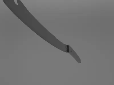 Melee Weapon Machete 3D model