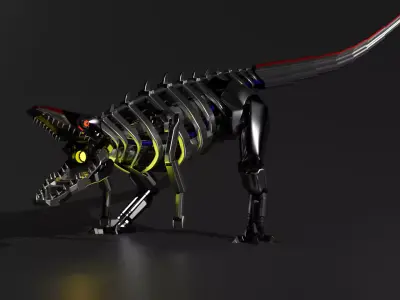 Predator robot 3D model